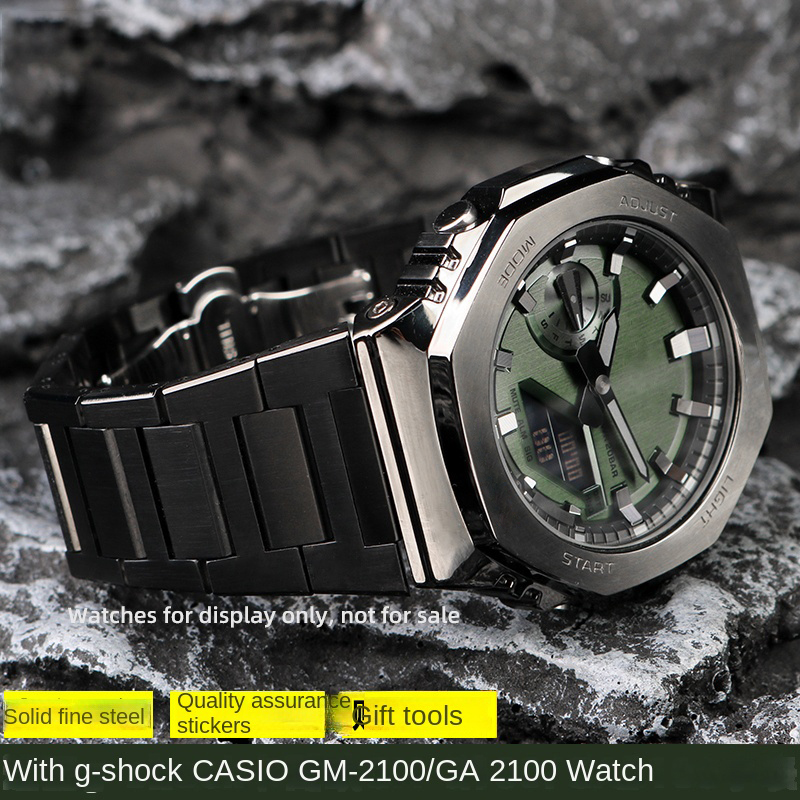 Casio Watch G-Shock Ga-2100 - Ga2100 casioak serie metall armband für