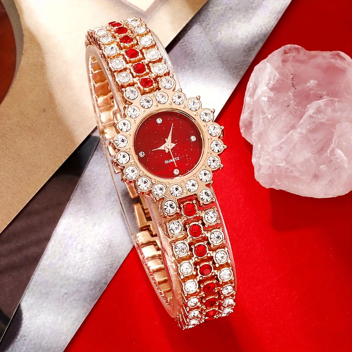 2 Stück/Set Damenuhr, luxuriös – Luxury Watch Gift For Her Bewertung und Preis