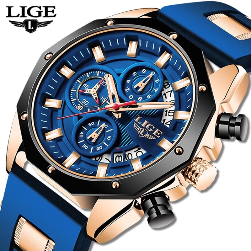 Lige mode herren uhren top mar – Luxury Watch Magazine Bewertung und Preis